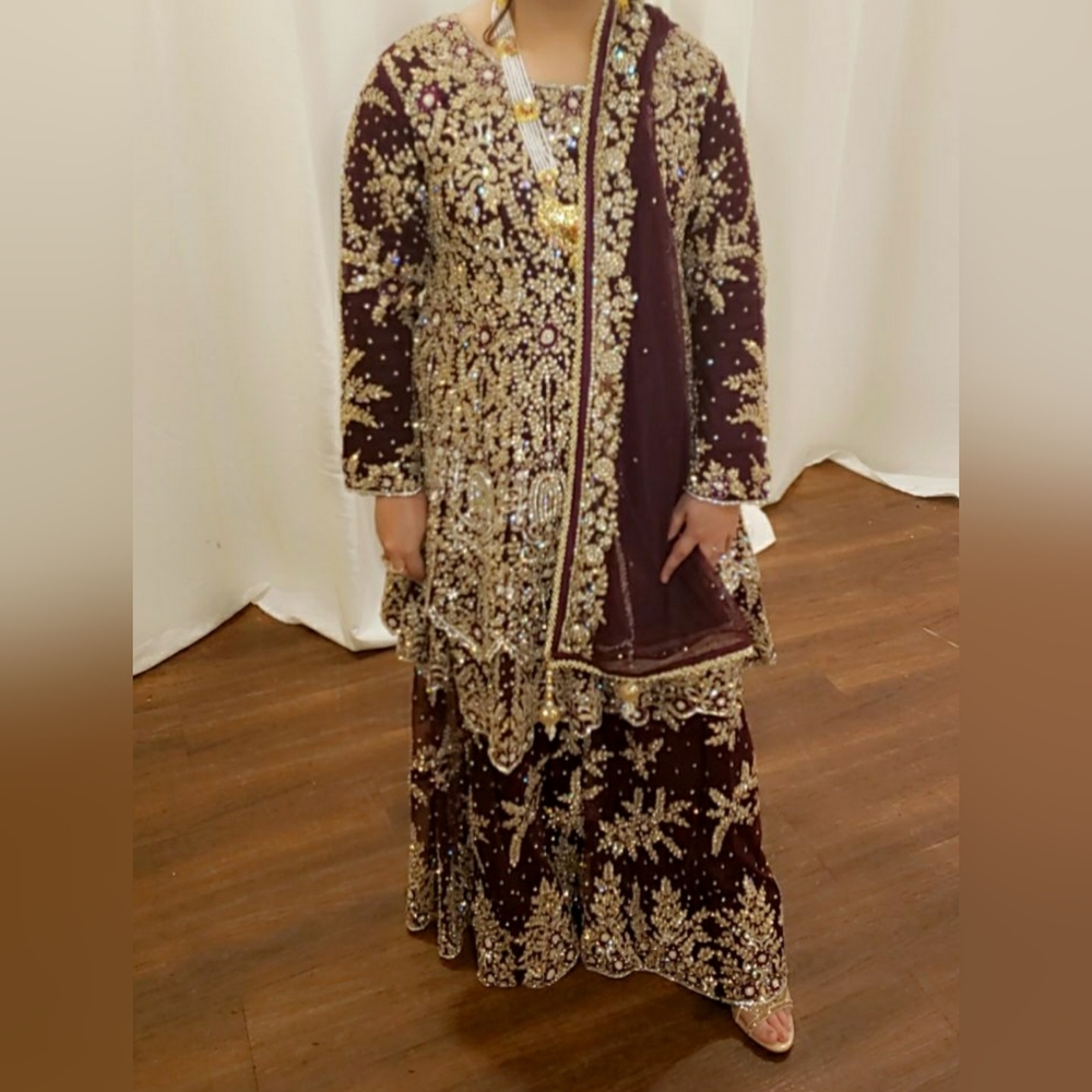 Show stopper bridal Indian/Pakistani  latest trend from UK shalwar kameez lengha